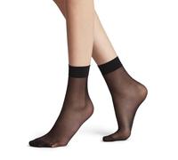 Falke Womens 3009 Black Transparent Ankle Socks 2/5