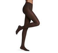 FALKE Women's Seidenglatt 40 DEN W Ti Semi-Opaque Plain 1 Pair Tights, Brown Brenda 5179, S