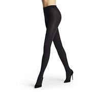 FALKE Women's Seidenglatt 80 DEN W Ti Opaque Plain 1 Pair Tights, Blue Marine 6179, M