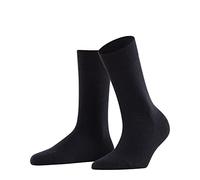 FALKE Women's Sensitive Berlin Socks, Wool Cotton, Blue (Dark Navy 6379), 2.5-5 (1 Pair)