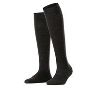 FALKE Women's Sensitive Berlin W Kh Wool Cotton With Soft Tops 1 Pair Knee-High Socks, Grey Anthracite Melange 3085, 5.5-8