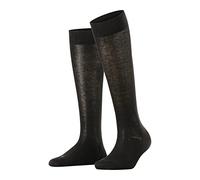 FALKE Women's Sensitive London Knee-High Socks Wide Tops For A Soft Grip On The Leg Suitable For Diabetics For Dress Casual Business Looks Breathable Cotton 1 Pair