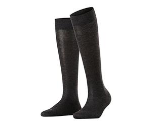 FALKE Women's Sensitive London Knee-High Socks Wide Tops For A Soft Grip On The Leg Suitable For Diabetics For Dress Casual Business Looks Breathable Cotton 1 Pair