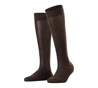 FALKE Women's Sensitive London W Kh Cotton With Soft Tops 1 Pair Knee-High Socks, Brown Dark 5233, 2.5-5