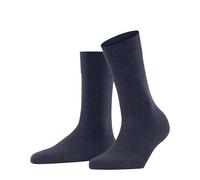 FALKE Women's Sensitive London W So Cotton With Soft Tops 1 Pair Socks, Blue Dark Melange 6688, 2.5-5
