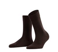 FALKE Women's Sensitive London W SO Cotton With Soft Tops 1 Pair Socks, Brown (Dark Brown 5233) new - eco-friendly, 5.5-8