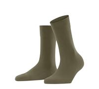FALKE Women's Sensitive London W So Cotton With Soft Tops 1 Pair Socks, Green Crocodile 7503, 5.5-8