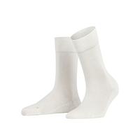 FALKE Women's Sensitive London W So Cotton With Soft Tops 1 Pair Socks, White Off-White 2040, 5.5-8