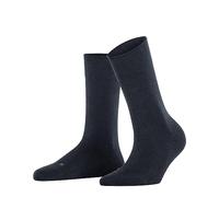 FALKE Women's Sensitive New York W So Lyocell With Soft Tops 1 Pair Socks, Blue Navy Melange 6127, 2.5-5