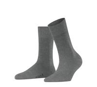 FALKE Women's Sensitive New York W So Lyocell With Soft Tops Socks 1 Pair, Grey Light Melange 3390, 5.5-8