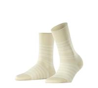 FALKE Women's Sensitive Sunset Stripe W So Lyocell With Soft Tops 1 Pair Socks, Beige Creme 2050, 5.5-8