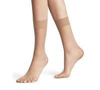 FALKE Women's Shelina 12 DEN W So Ultra-Sheer Plain 1 Pair Socks, Skin colour Sun 4299, 5.5-8