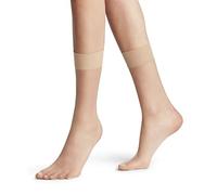 FALKE Women's Shelina 12 DEN W So Ultra-Sheer Plain Socks 1 Pair, Skin Colour Powder 4169, 5.5-8