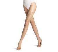 FALKE Women's Shelina 12 DEN W Stu Ultra-Sheer Plain 1 Pair Stay-Ups, Skin colour Golden 4699, L