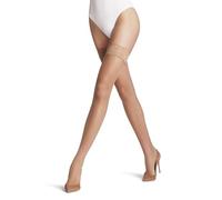 FALKE Women's Shelina 12 DEN W Stu Ultra-Sheer Plain 1 Pair Stay-Ups, Skin colour Sun 4299, L