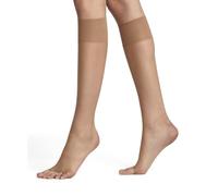 FALKE Women's Shelina Toeless 12 DEN W Kh Ultra-Sheer Plain 1 Pair Knee-High Socks, Skin colour Sun 4299, 5.5-8