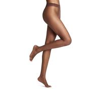 FALKE Women's Shelina Toeless 12 DEN W Ti Ultra-Sheer Plain 1 Pair Tights, Brown Espresso 5188, M-L