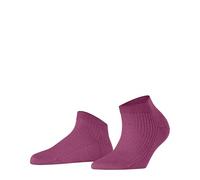FALKE Women's Shiny Rib W Sn Viscose Low-Cut Plain Trainer Socks 1 Pair, Pink Fuchsia 8552-O, 2.5-5