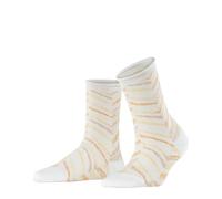 FALKE Women's Shiny Special Edition W So Lyocell Patterned Socks 1 pair, White 2000, 5.5-8
