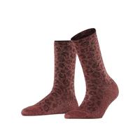 FALKE Women's Shiny Special Edition W So Lyocell Plain Socks 1 Pair, Brown Cayenne 5950, 5.5-8