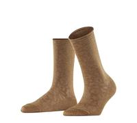 FALKE Women's Shiny Special Edition W So Lyocell Plain Socks 1 Pair, Yellow Old Brass 1220, 5.5-8