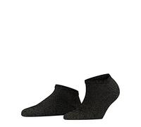 FALKE Women's Shiny W Sn Lyocell Low-Cut Plain 1 Pair Trainer Socks, Black 3000, 5.5-8