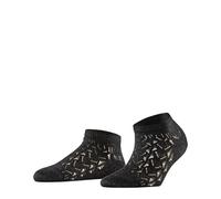FALKE Women's Shiny W Sn Lyocell Low-Cut Plain 1 Pair Trainer Socks, Black 3000 Trina Blaze, 2.5-5