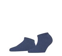 FALKE Women's Shiny W Sn Lyocell Low-Cut Plain 1 Pair Trainer Socks, Blue Smoky 6483, 5.5-8
