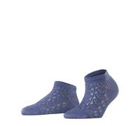 FALKE Women's Shiny W Sn Lyocell Low-Cut Plain 1 Pair Trainer Socks, Blue Smoky 6483 Trina Blaze, 5.5-8