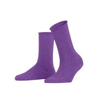 FALKE Women's Shiny W So Lyocell Plain 1 Pair Socks, Purple Pink Iris 8943, 2.5-5
