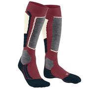 FALKE Women's SK2 Intermediate W Kh Wool Warm Thick 1 Pair Skiing Socks, Red Infra 8118 5.5-6.5