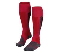 FALKE Women's SK1 Comfort W Kh Wool Silk Warm Thick 1 Pair Skiing Socks, Red Rose 8680, 7-8