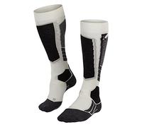 FALKE Women's SK2 Intermediate Cashmere W Kh Functional Yarn Warm Thick Skiing Socks 1 Pair, White Woolwhite 2060, 5.5-6.5