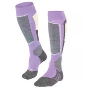 Falke - Women's SK2 Intermediate - Ski socks size 7-8, purple/grey