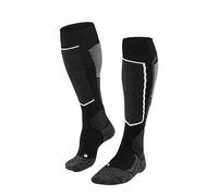 FALKE Women's SK2 Intermediate Vegan W Kh Lyocell Functional Yarn Warm Thick 1 Pair Skiing Socks, Black Black-Mix 3010, 4-5