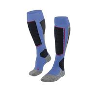 FALKE Women's SK2 Intermediate Vegan W Kh Lyocell Functional Yarn Warm Thick 1 Pair Skiing Socks, Blue Note 6545, 2.5-3.5