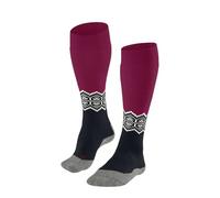 FALKE Women's SK2 Intermediate W KH Wool Functional Yarn Warm Thick 1 Pair Skiing Socks, Blue (Space Blue 6116), 4-5