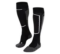 FALKE Women's SK2 Intermediate Wool W Kh Breathable Warm Thick 1 Pair Skiing Socks, Black Black-Mix 3010, 7-8
