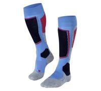 FALKE Women's SK2 Intermediate Wool W Kh Breathable Warm Thick 1 Pair Skiing Socks, Blue Note 6545, 5.5-6.5