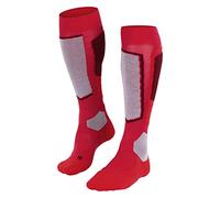 FALKE Women's SK2 Intermediate Wool W Kh Breathable Warm Thick 1 Pair Skiing Socks, Red Rose 8680, 7-8