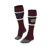 FALKE Women's SK2 Intermediate Wool W Kh Wool Functional Yarn Warm Thick 1 Pair Skiing Socks, Red Merlot 8117 Trend, 4-5
