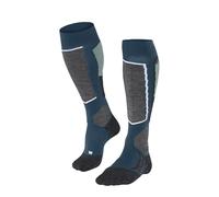 FALKE Women's SK2 Intermediate W KH Wool Warm Thick 1 Pair Skiing Socks, Blue (Lagoon 6908), 4-5