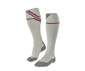 FALKE Women's SK4 130 Years W Kh Wool Functional Yarn Warm Thin Skiing Socks 1 Pair, White Off-White 2040, 5.5-6.5