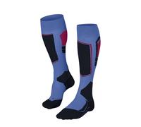 FALKE Women's SK4 Advanced W Kh Wool Warm Thin 1 Pair Skiing Socks, Blue Morning Sky 6546-O, 5.5-6.5