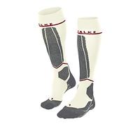 FALKE Women's SK4 Energizing Light W Kh Wool With Compression 1 Pair Skiing Socks, White Off-White 2040, 2.5-3.5