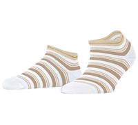 Falke Womens Smart Stripe Sneaker Socks - White