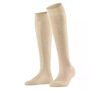 FALKE Women's Soft Spell 15 DEN Knee-High Pop Socks Long Sheer Patterned Fine Soft Yarn 1 pair