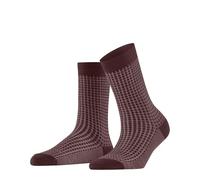 FALKE Women's Softmerino Special Edition W So Wool Cotton Patterned Socks 1 Pair, Brown Cayenne 5950, 4-5