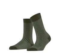 FALKE Women's Softmerino Special Edition W So Wool Cotton Patterned Socks 1 Pair, Green Artichoke 7436, 4-5