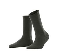 FALKE Women's Softmerino W So Wool Cotton Plain 1 Pair Socks, Green Military 7826, 7-8